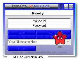 contine un virus dar este inofensiv pc-ului de mine , merge 100 % :   nickname editor